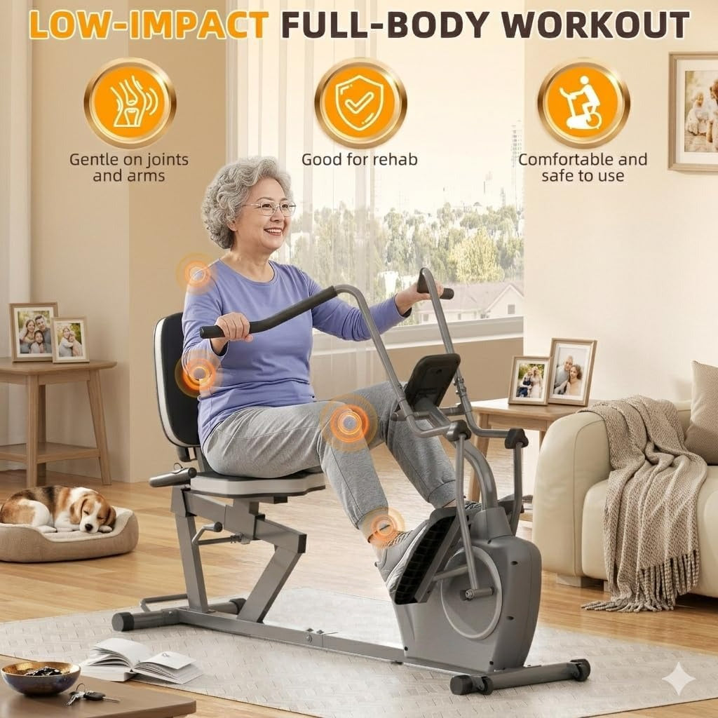 Recumbent Elliptical Cross Trainer