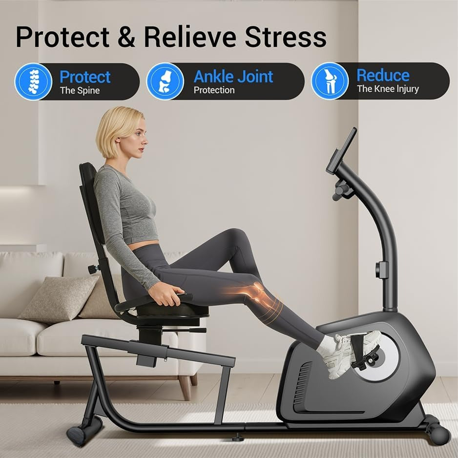 Recumbent Bike 350LBS Capacity