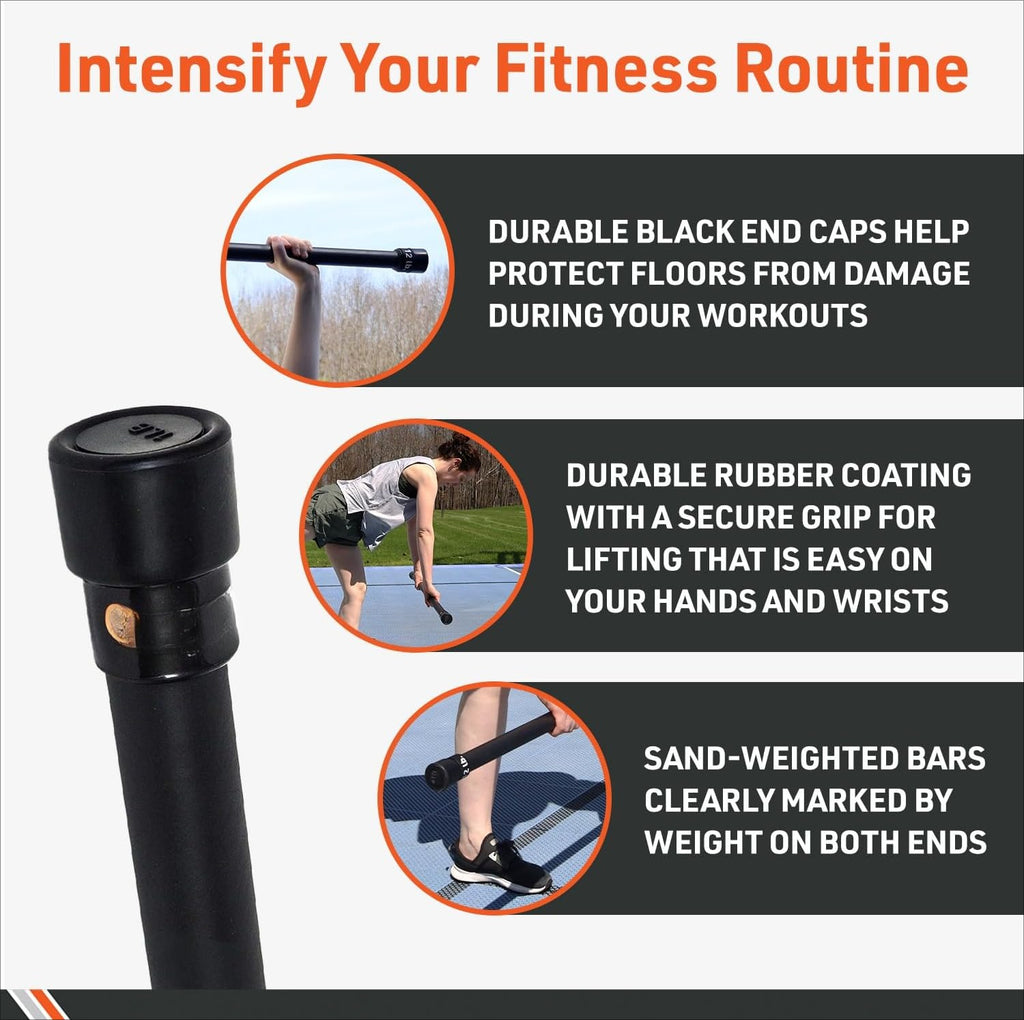 9LB Weighted Workout Bar