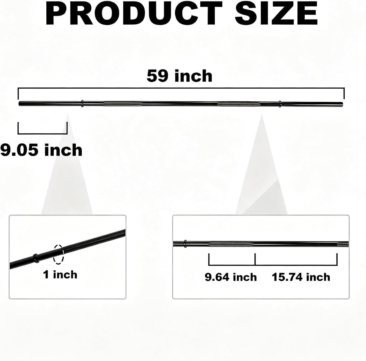 Standard Barbell 300 LB Capacity