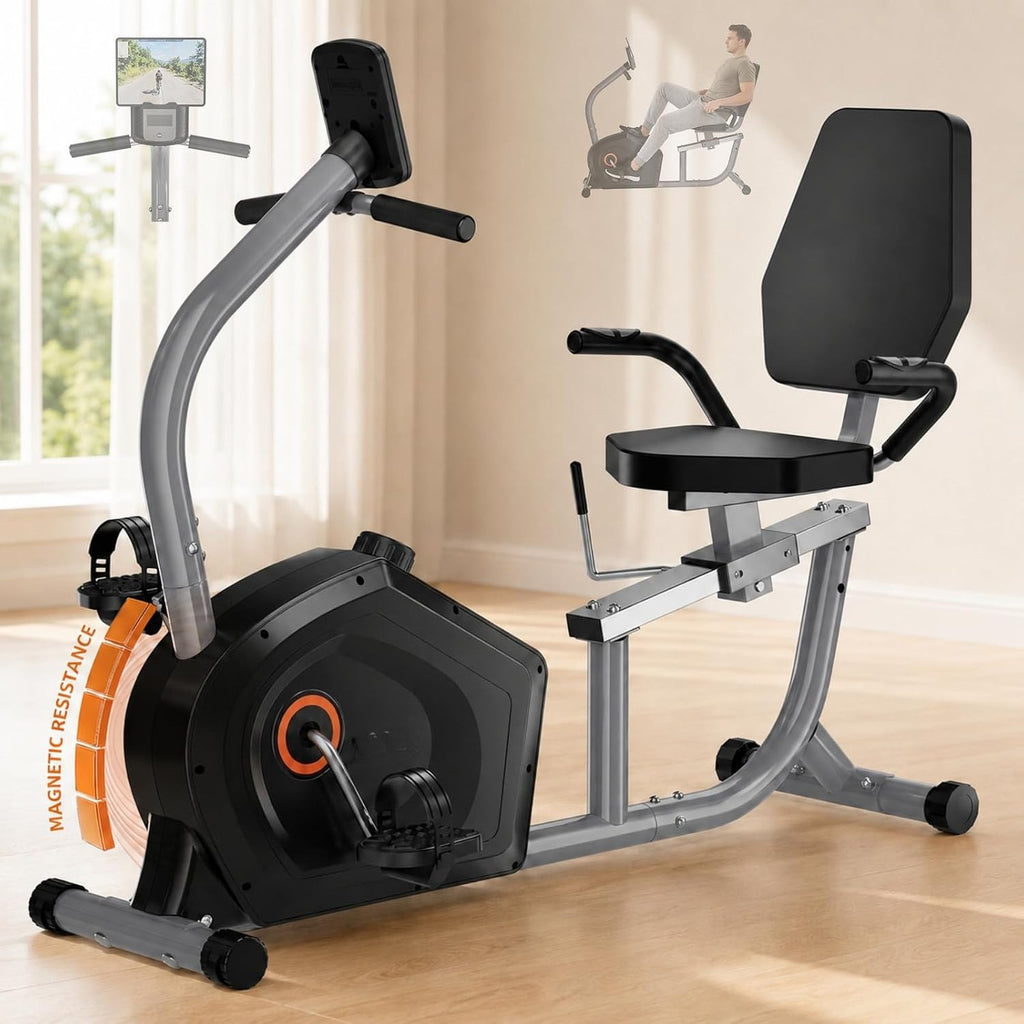 Recumbent Exercise Bike 400LB Capacity