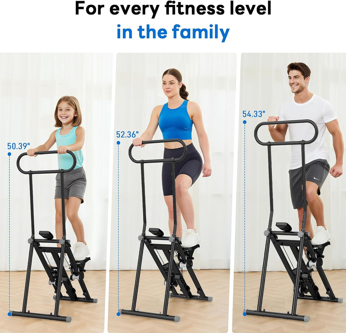 Foldable Stair Stepper 350LBS Capacity