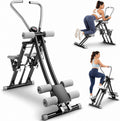 2-in-1 Stair Stepper & Ab Machine Home Gym