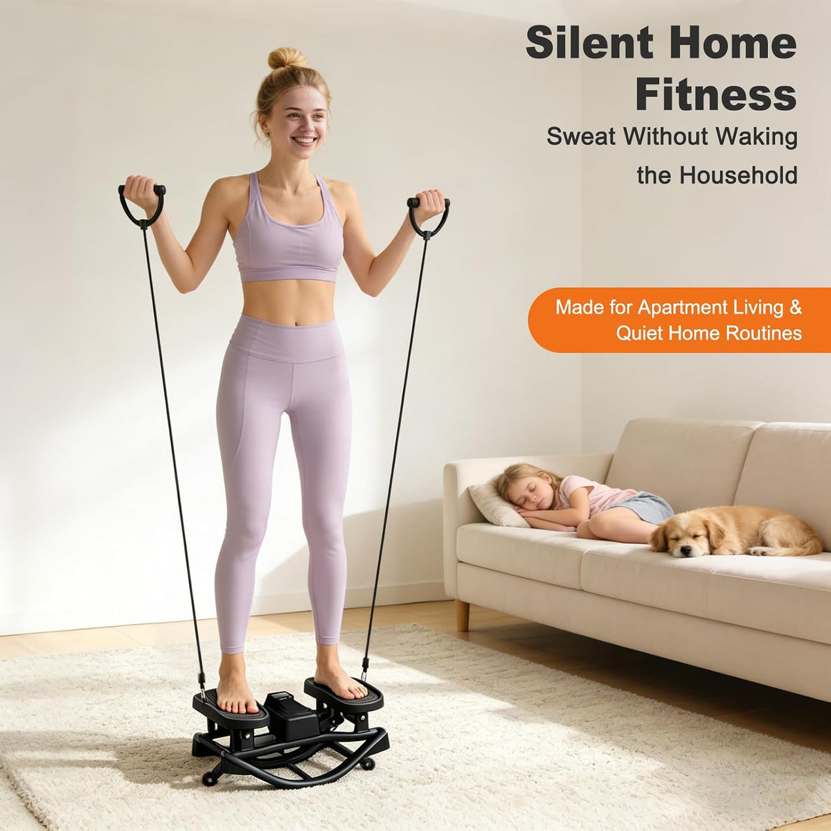 3D Motion Stair Stepper 350LBS Capacity
