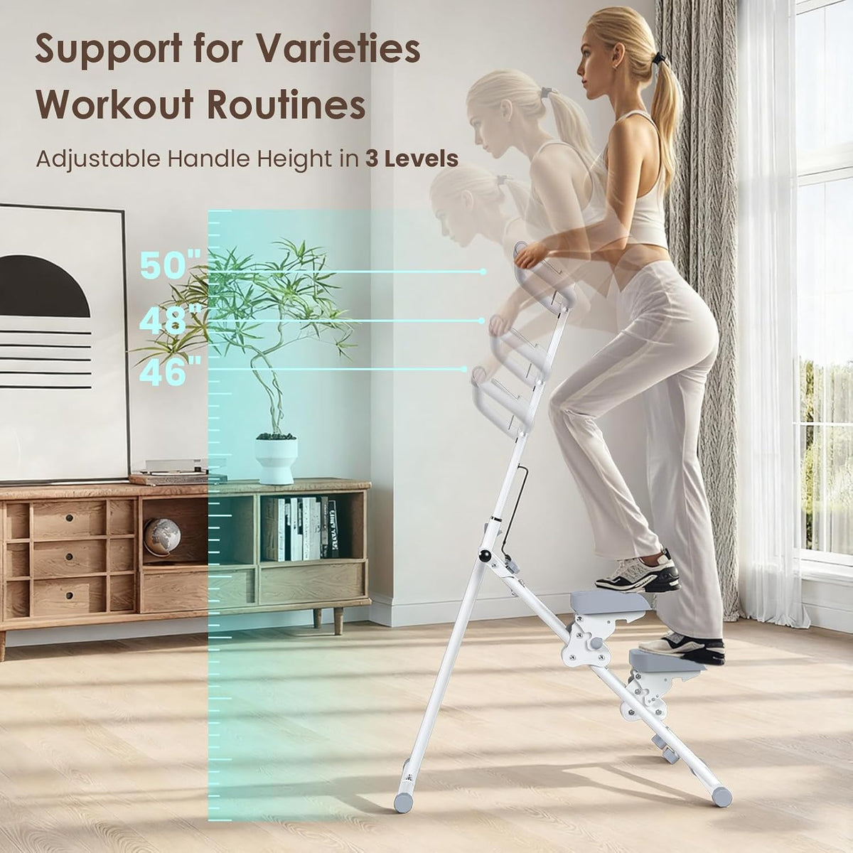 Foldable Stair Climber for Full Body Workout