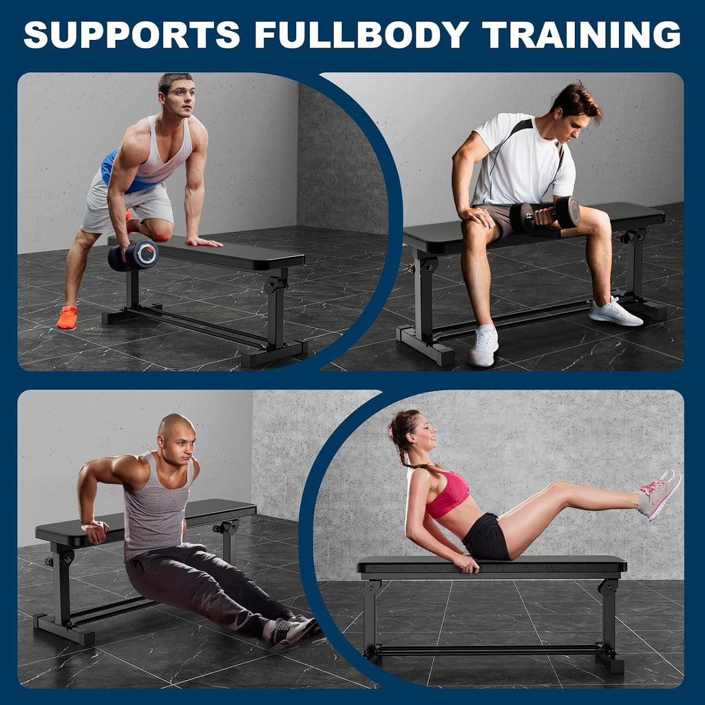 Extended Flat Weight Bench 1000lbs Capacity