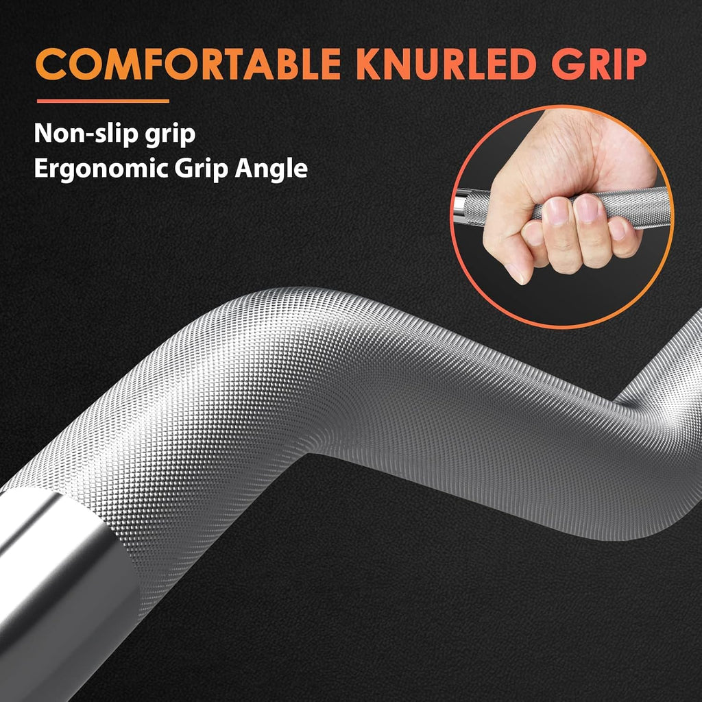 47" EZ Curl Bar 1" with Collars