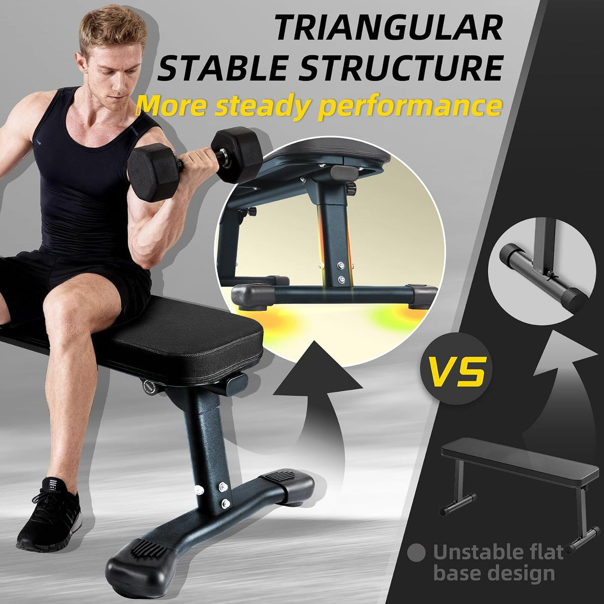 Flat Weight Bench 660 LBS Capacity