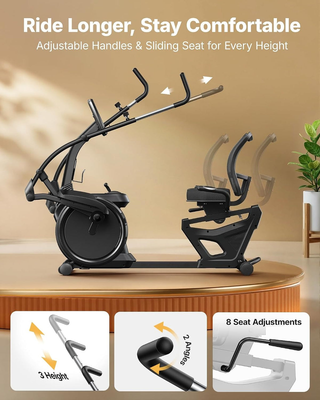Recumbent Cross Trainer Full Body Workout