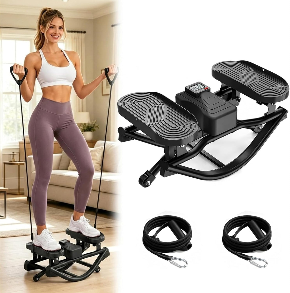 3D Motion Stair Stepper 350LBS Capacity