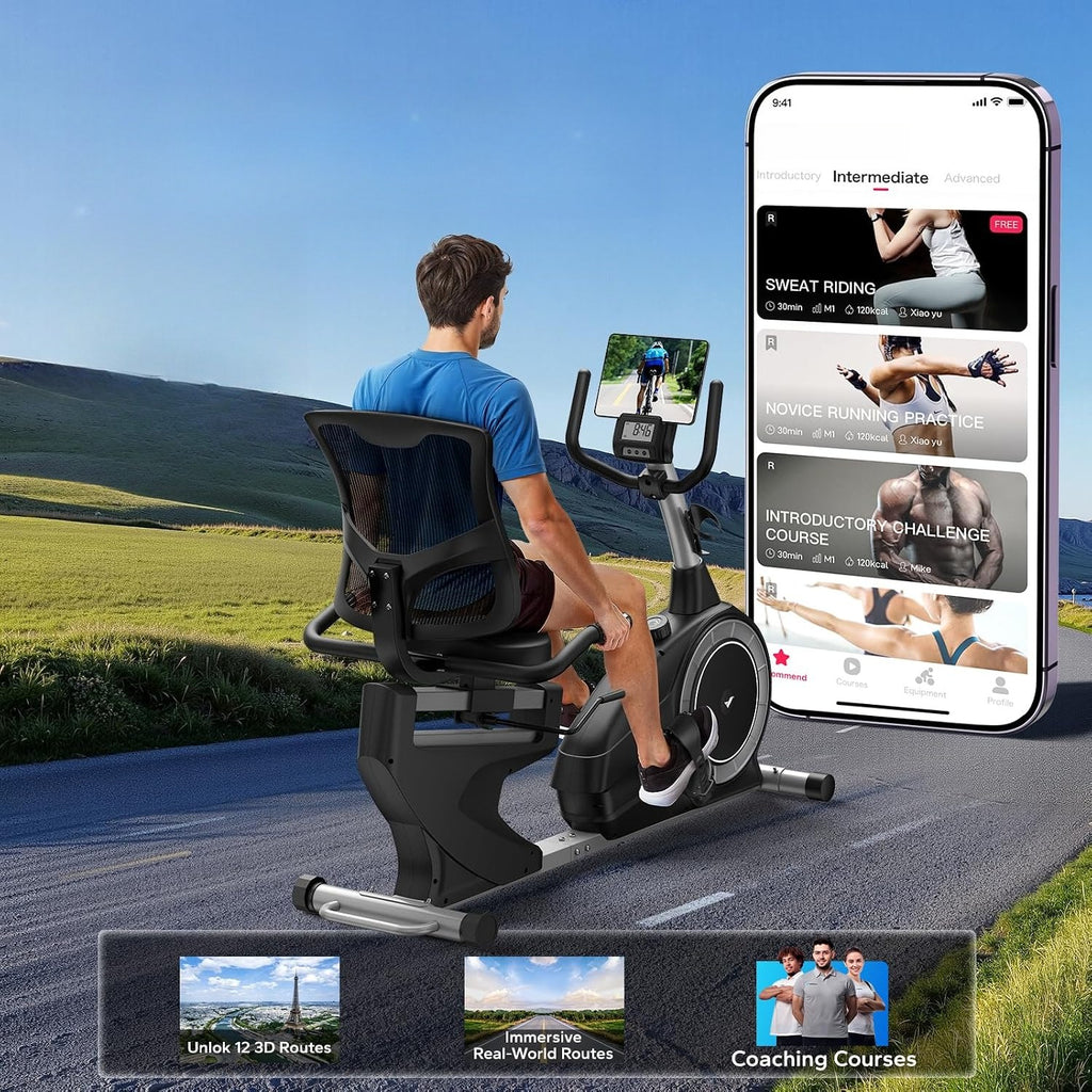 High-End Home Recumbent Exercise Bike